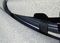 Cut notches for hatch straps