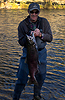 A trophy Klickitat River Chinook salmon