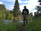 Fly fishing for steelhead and salmon on the Klickitat River