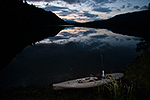 Early morning kayak launch