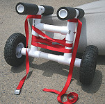 PVC kayak cradle dolly