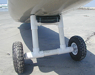 Kayak scupper dolly