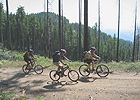 Climbing to Hardesty Trailhead