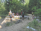 Break time on Lawler Trail