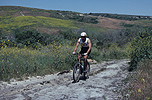 Ron riding a Carlsbad ranch road