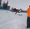 Revolution Tour halfpipe competitor