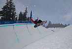 Revolution Tour halfpipe competitor