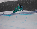 Revolution Tour halfpipe competitor